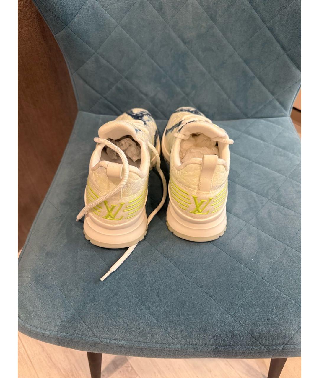LOUIS VUITTON Белые низкие кроссовки / кеды, фото 6