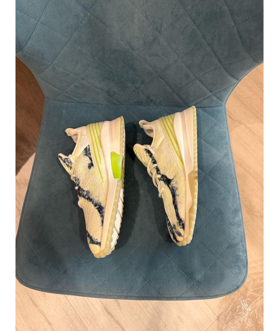 LOUIS VUITTON Белые низкие кроссовки / кеды, фото 3