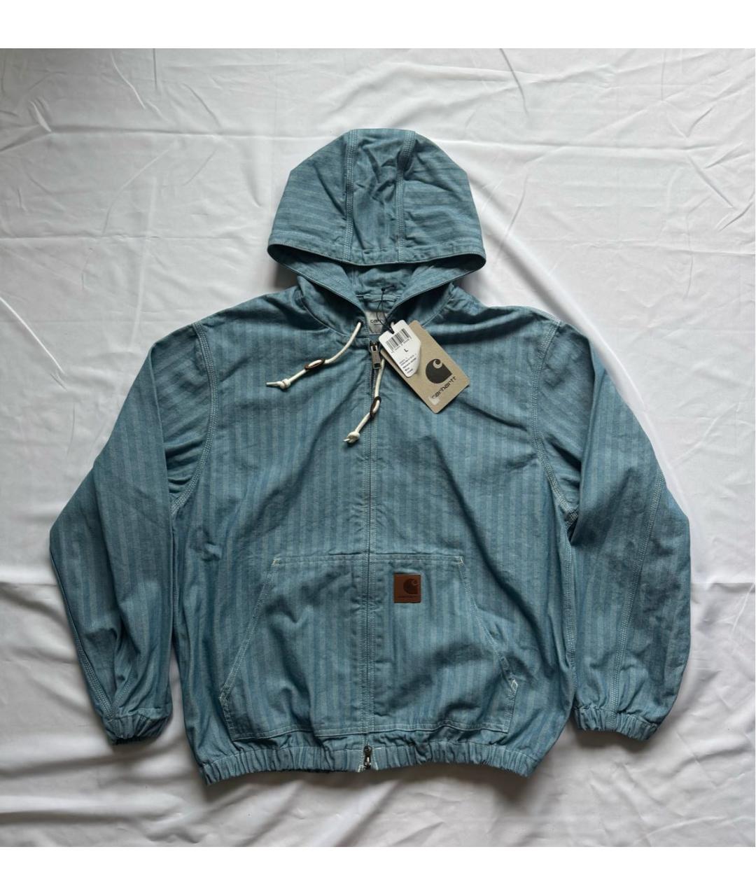 CARHARTT WIP Голубая хлопковая куртка, фото 3