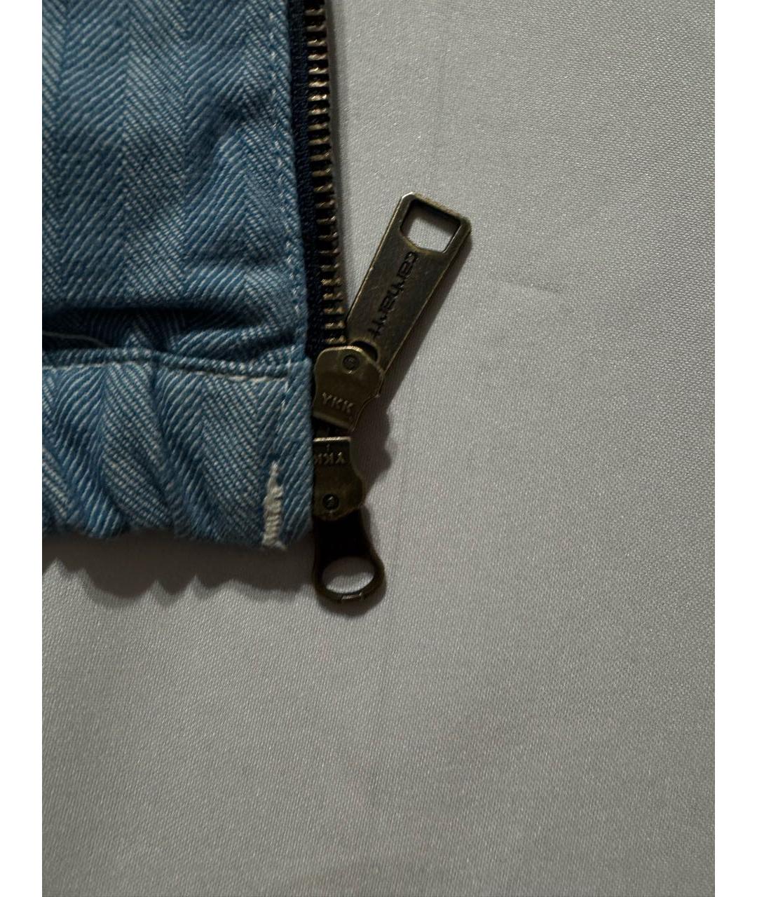 CARHARTT WIP Голубая хлопковая куртка, фото 6