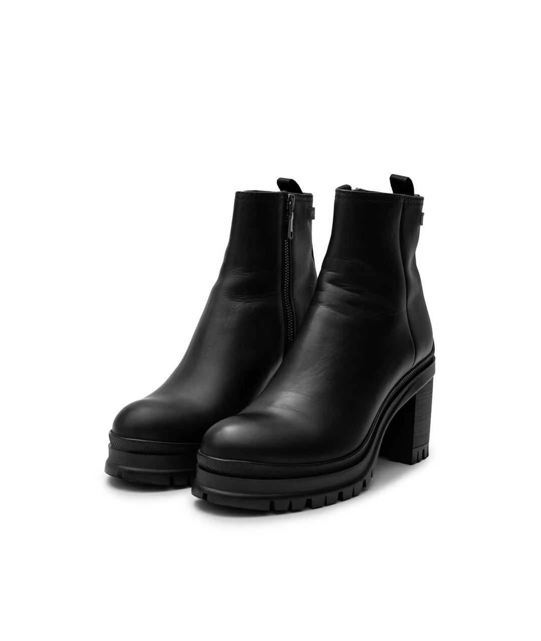 PRADA Черные кожаные ботильоны, фото 2