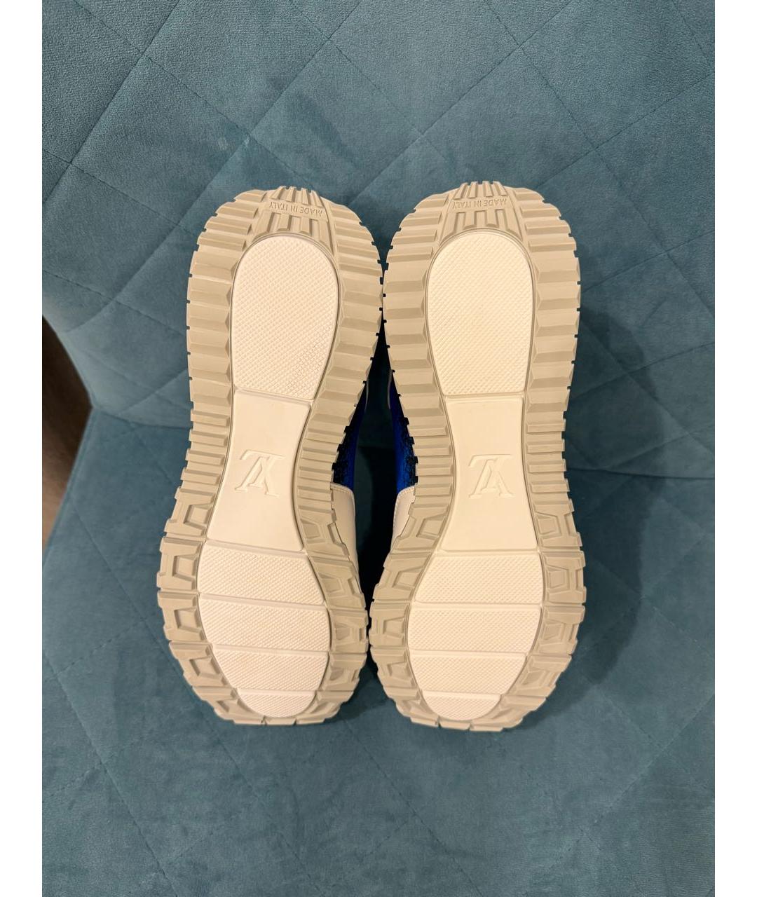 LOUIS VUITTON Белые кроссовки, фото 6