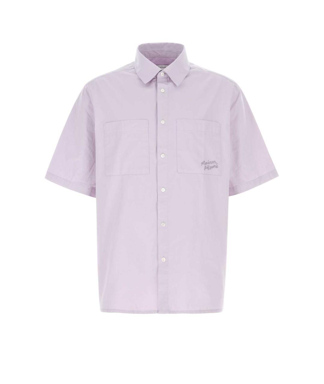 MAISON KITSUNE Фиолетовая хлопковая кэжуал рубашка, фото 1