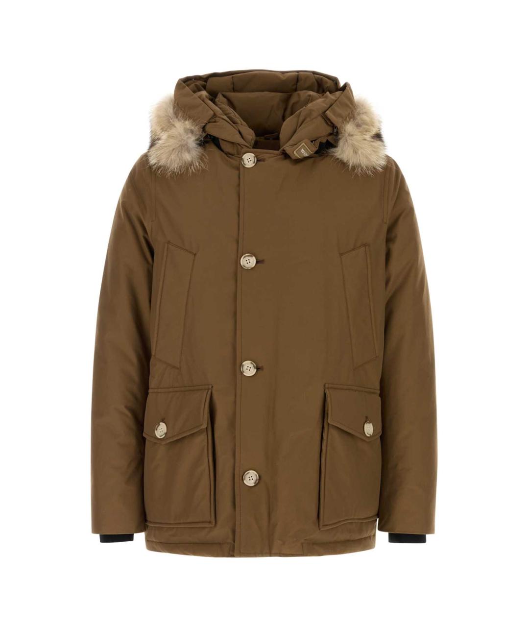 WOOLRICH Бежевая полиэстеровая парка, фото 1