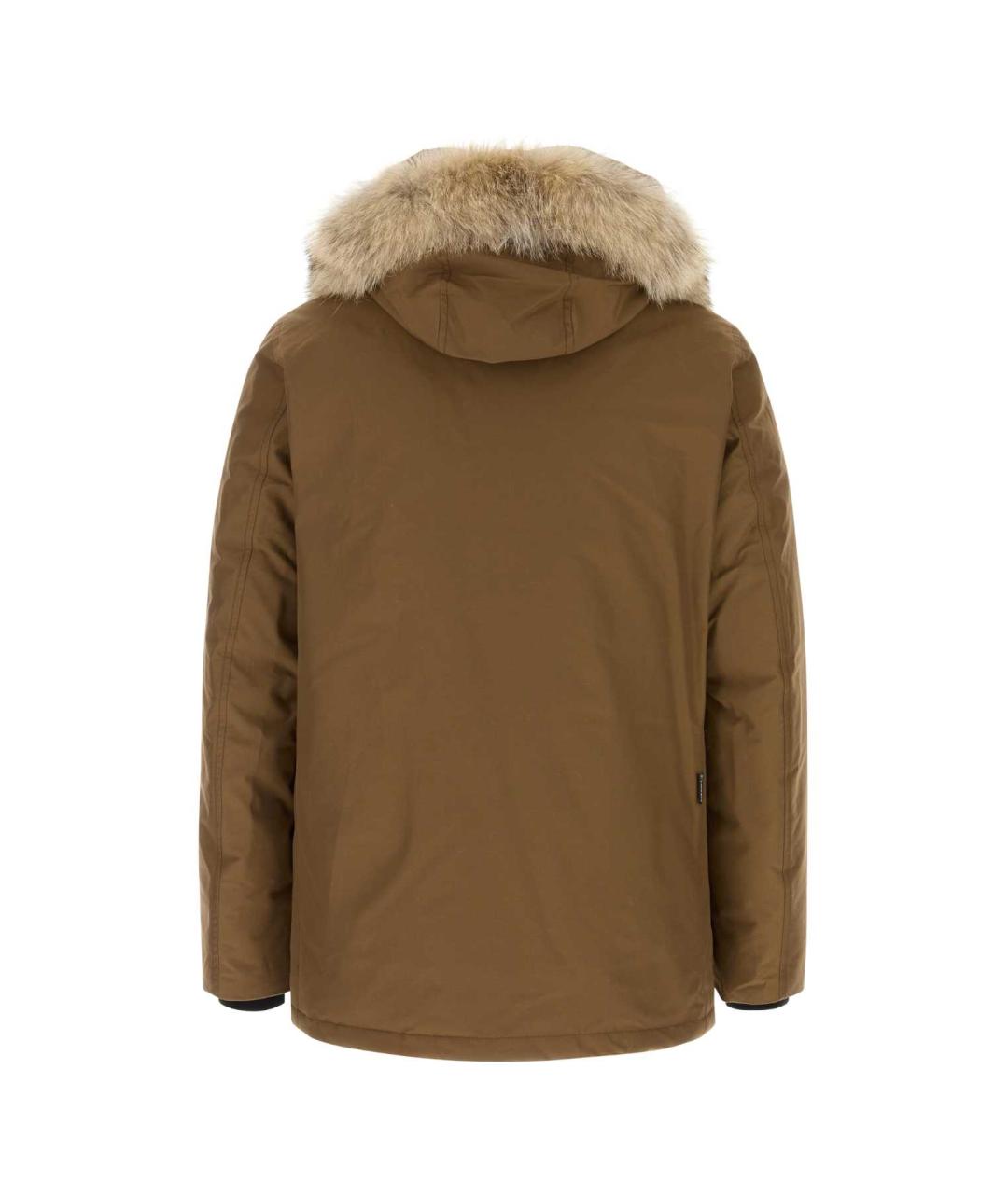 WOOLRICH Бежевая полиэстеровая парка, фото 2