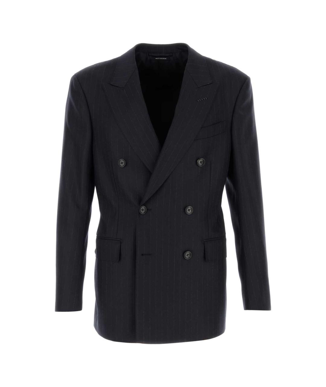 TOM FORD Антрацитовый шерстяной пиджак, фото 1