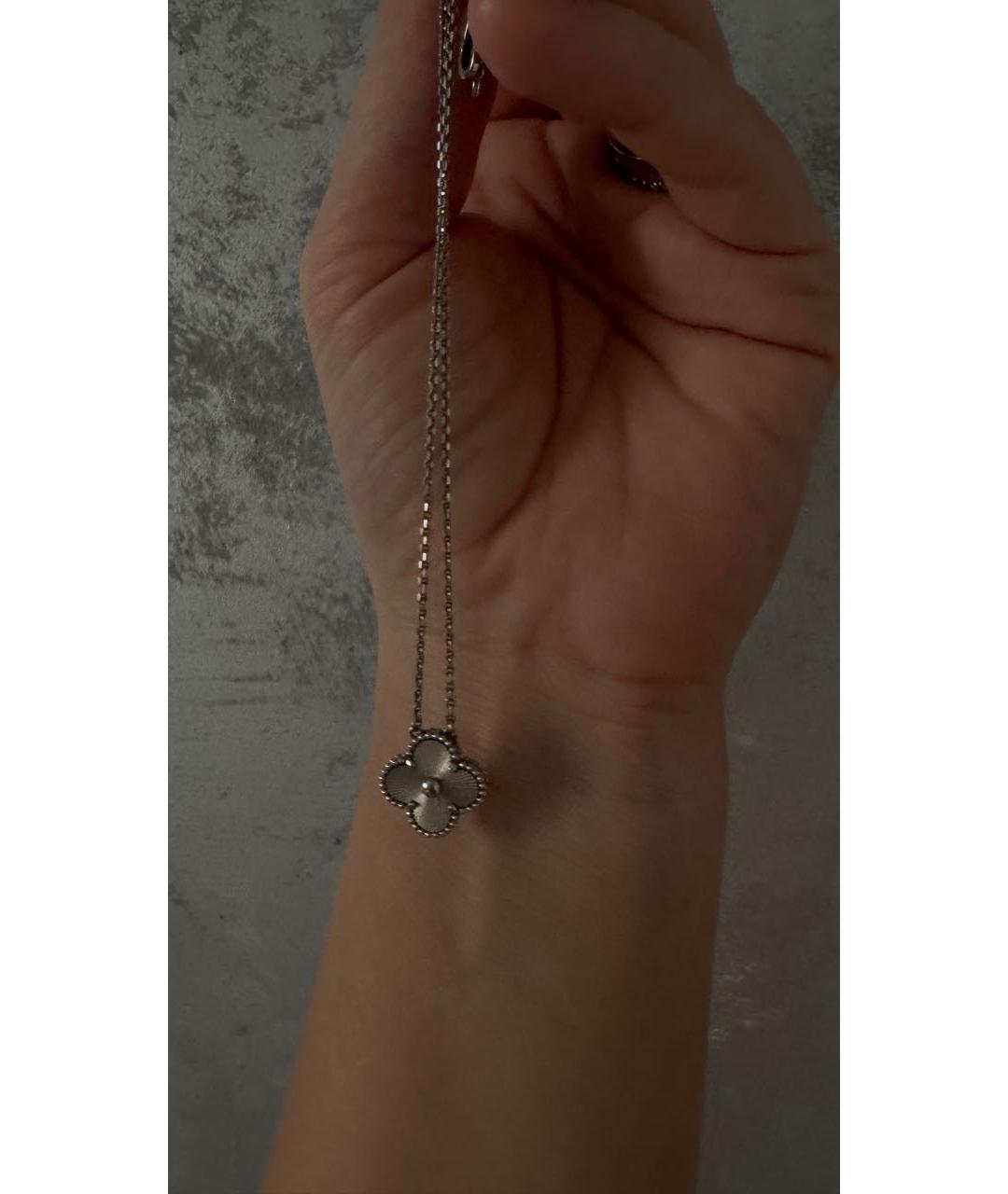 VAN CLEEF & ARPELS Белый кулон из белого золота, фото 4