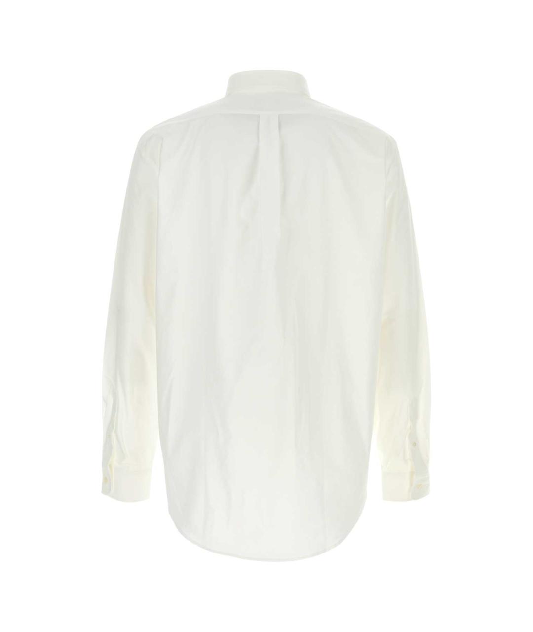 MAISON KITSUNE Белая хлопковая кэжуал рубашка, фото 2