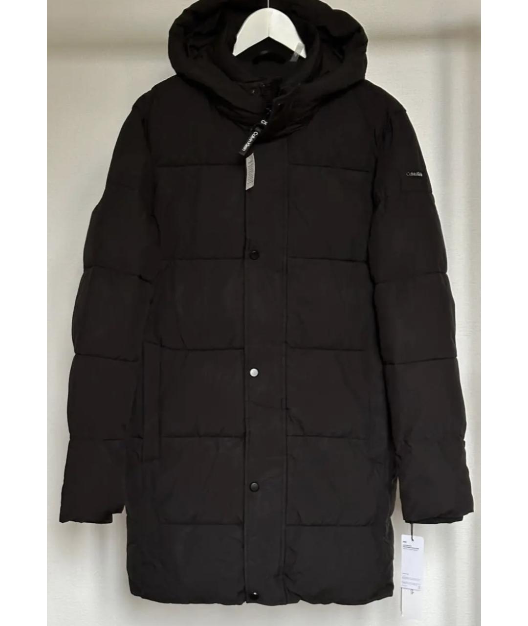 CALVIN KLEIN Черный пуховик, фото 6