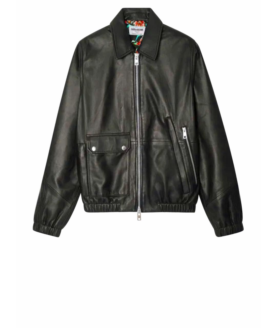 ZADIG & VOLTAIRE Черная кожаная куртка, фото 1