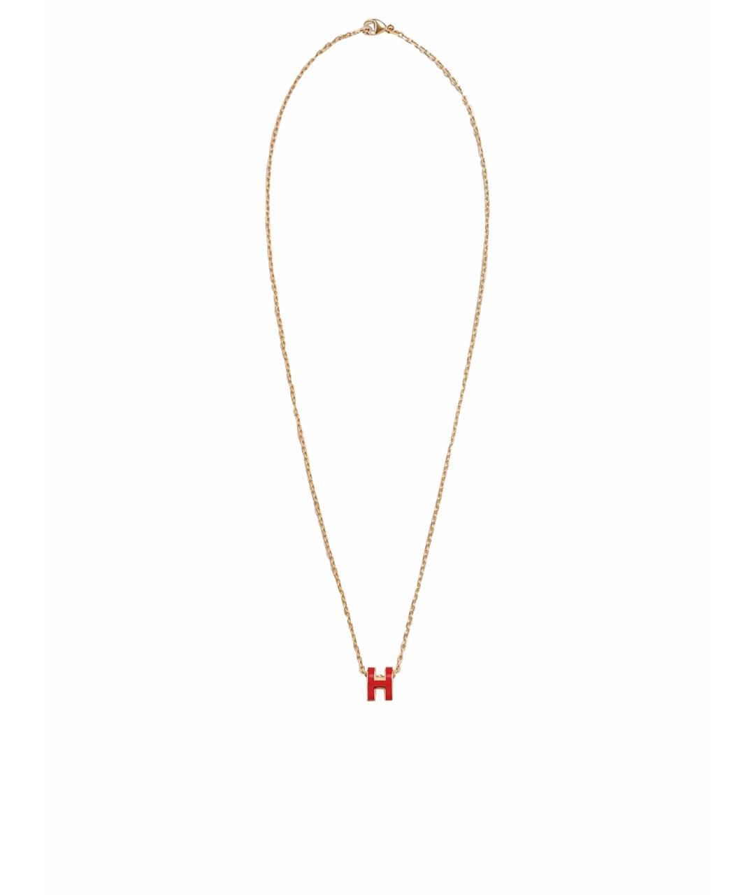 HERMES Красное колье, фото 1