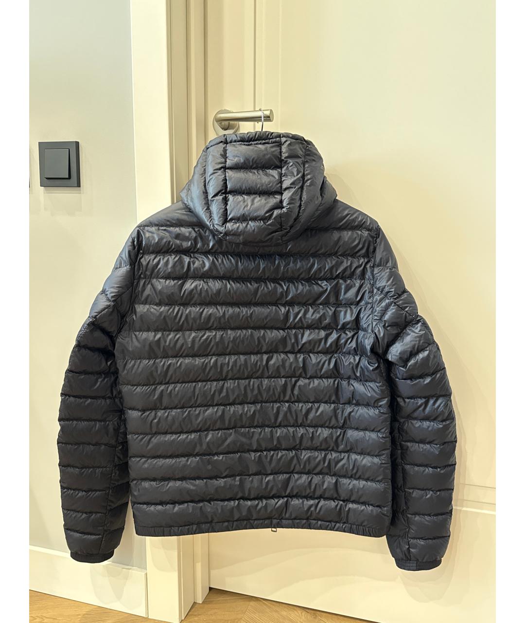 MONCLER Синяя полиамидовая куртка, фото 2