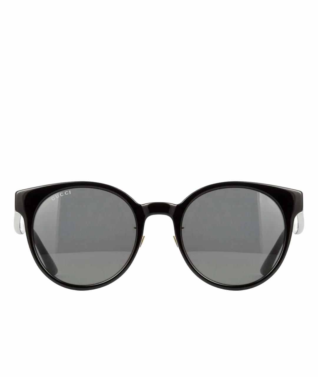GUCCI Черные пластиковые солнцезащитные очки, фото 1