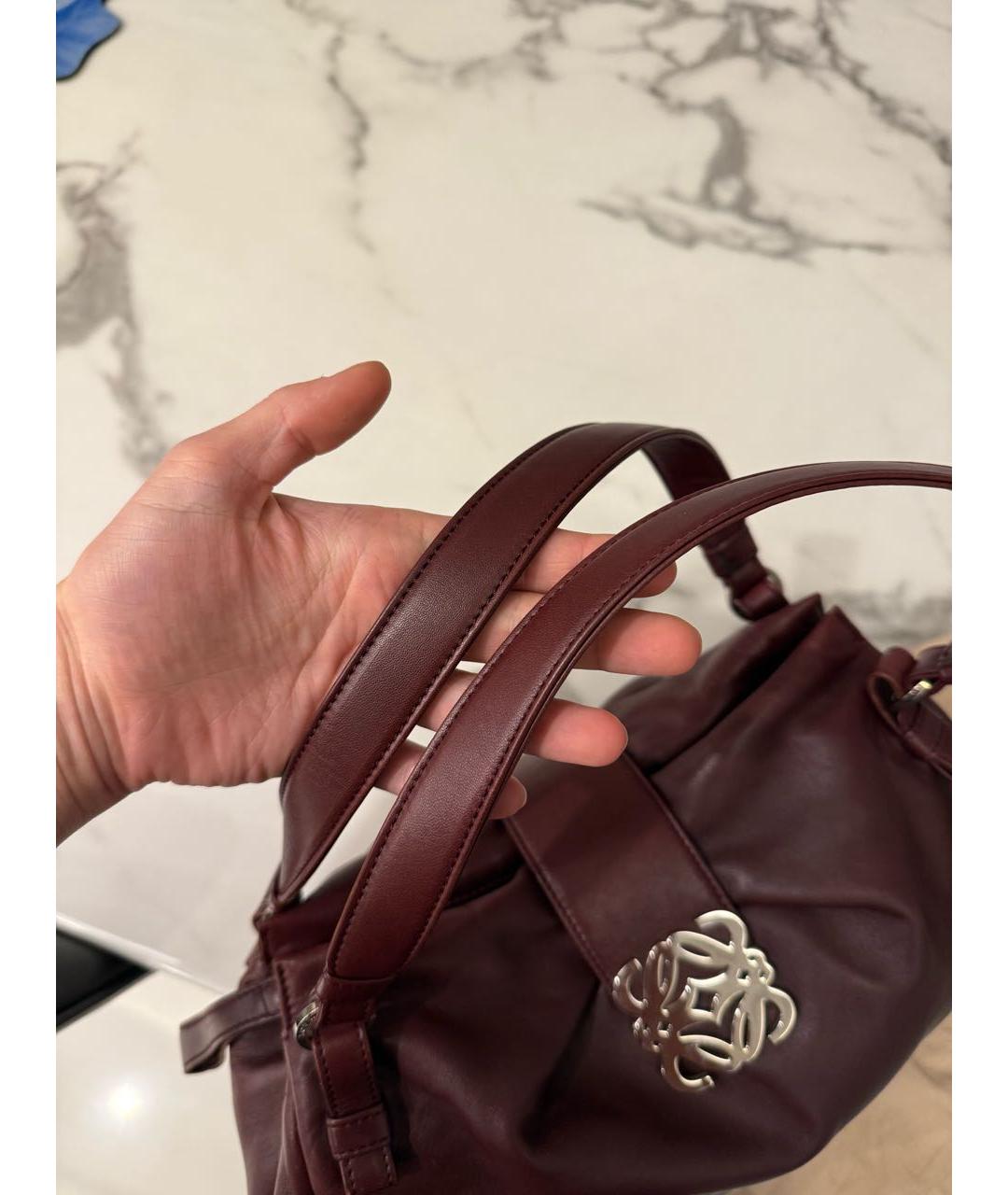 LOEWE Мульти кожаная сумка с короткими ручками, фото 5