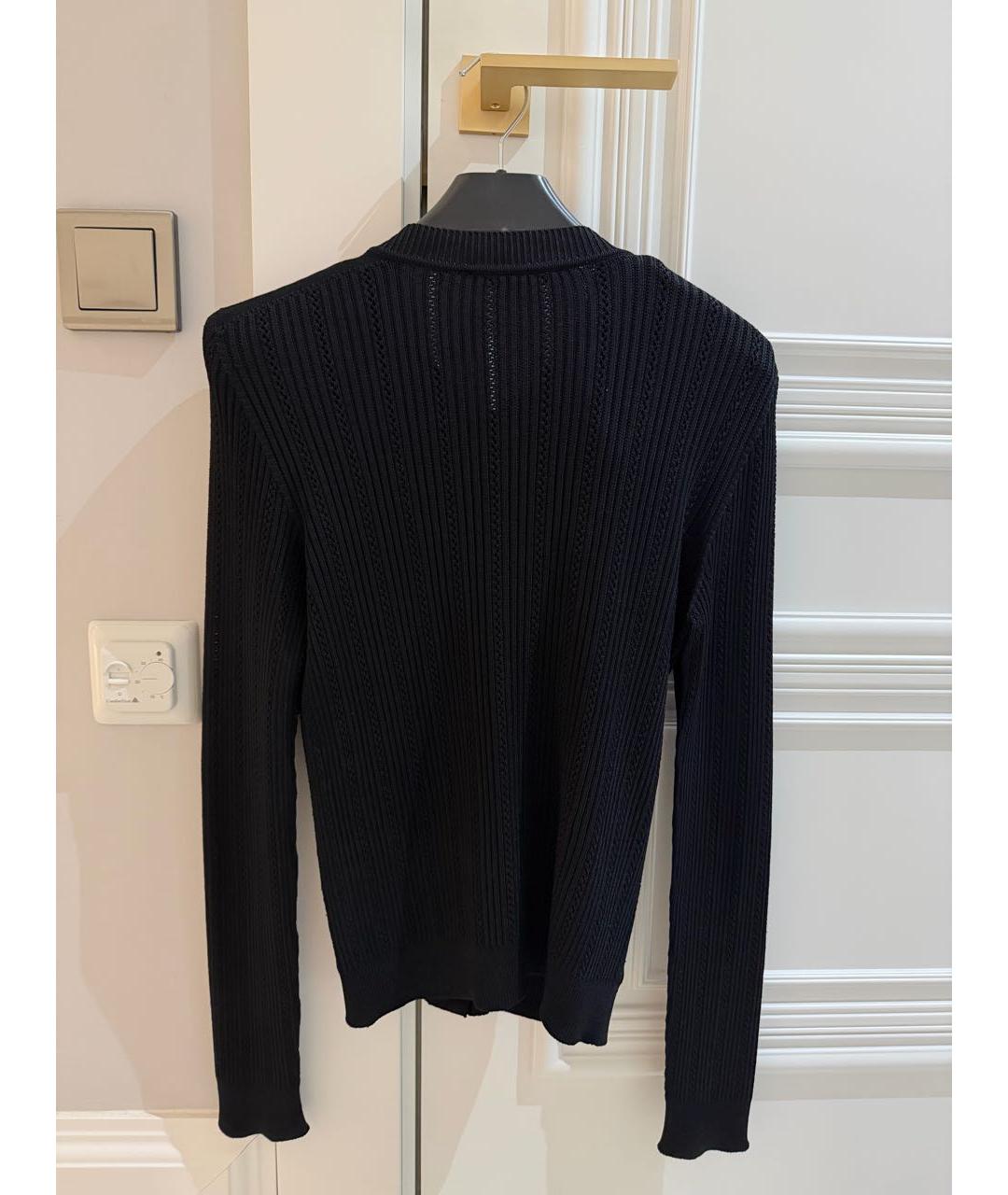 BALMAIN Черный вискозный джемпер / свитер, фото 2