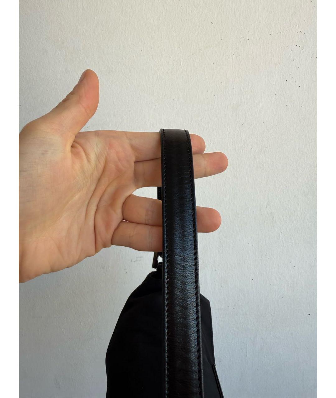 FENDI Черная сумка с короткими ручками, фото 6