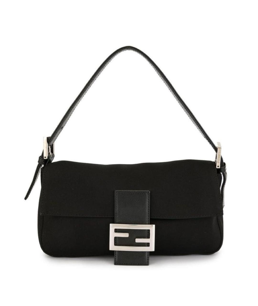 FENDI Черная сумка с короткими ручками, фото 9