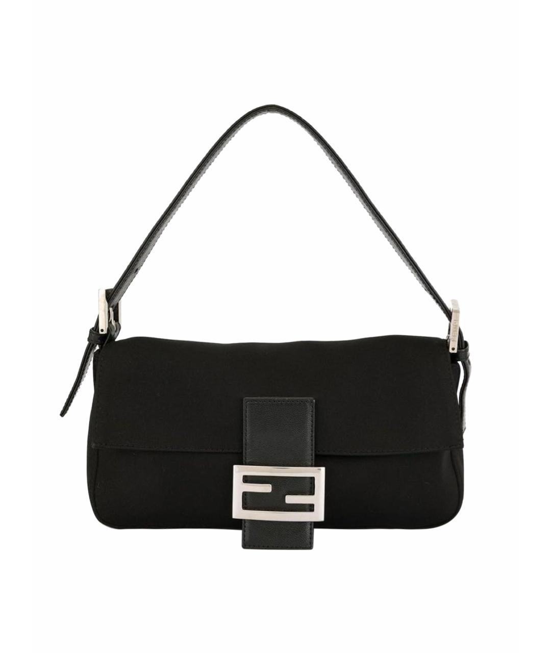 FENDI Черная сумка с короткими ручками, фото 1