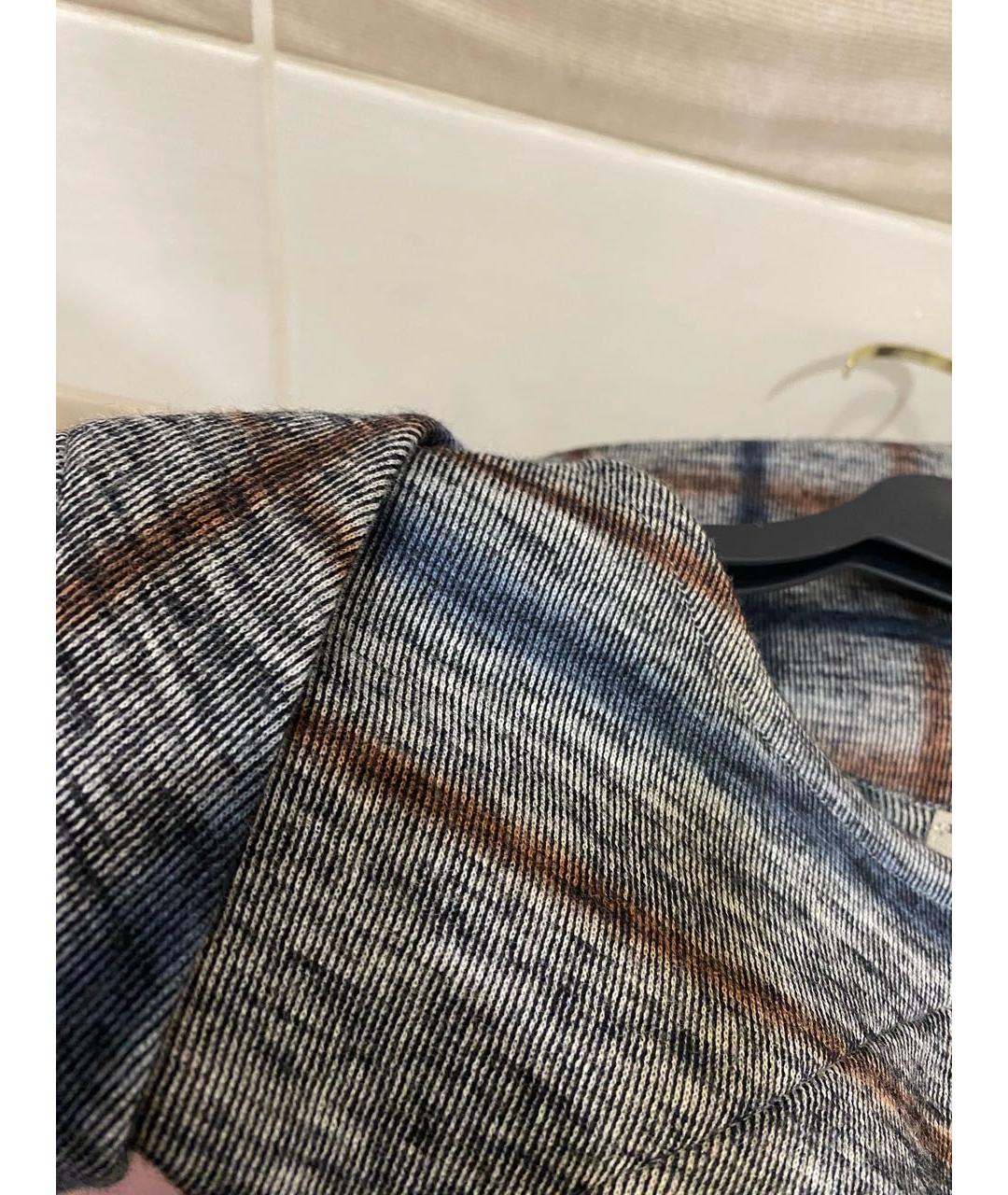 BOTTEGA VENETA Мульти шерстяное повседневное платье, фото 5