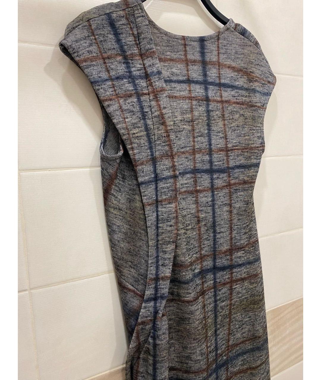 BOTTEGA VENETA Мульти шерстяное повседневное платье, фото 4