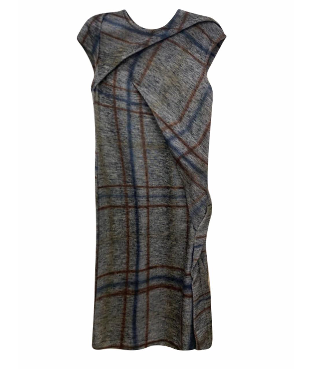 BOTTEGA VENETA Мульти шерстяное повседневное платье, фото 1