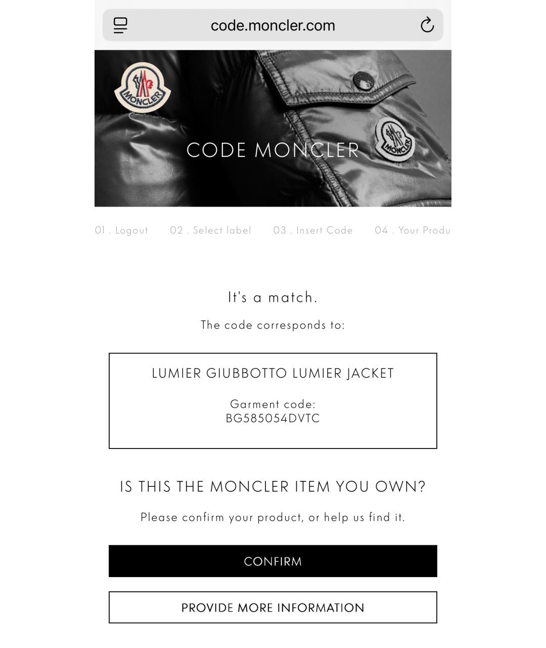 MONCLER Синяя полиамидовая куртка, фото 5