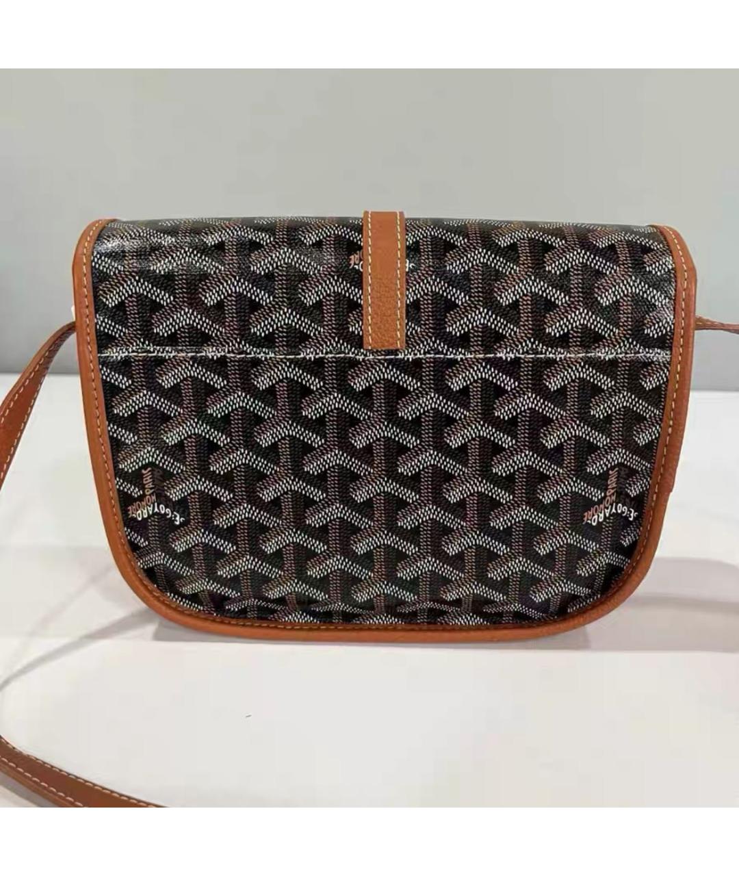 GOYARD Оранжевая кожаная сумка через плечо, фото 4