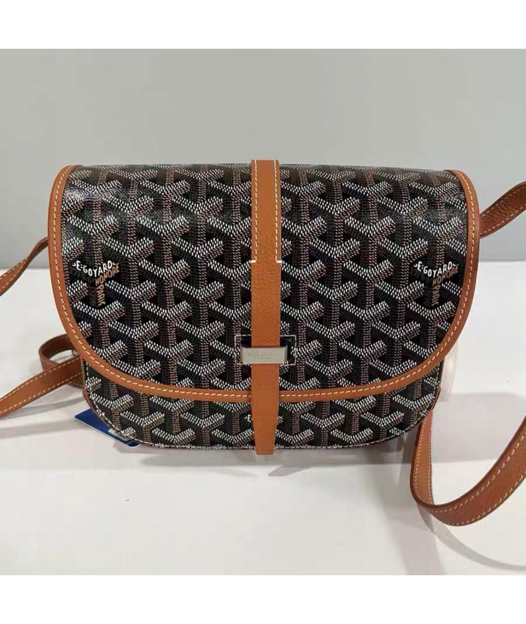 GOYARD Оранжевая кожаная сумка через плечо, фото 5