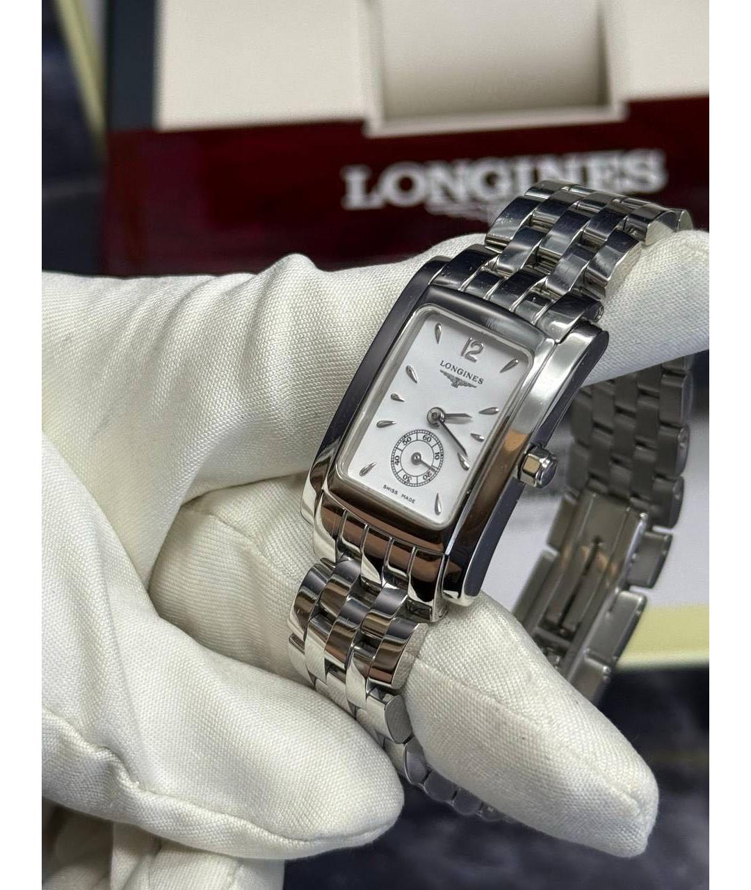 LONGINES Серебряные металлические часы, фото 4