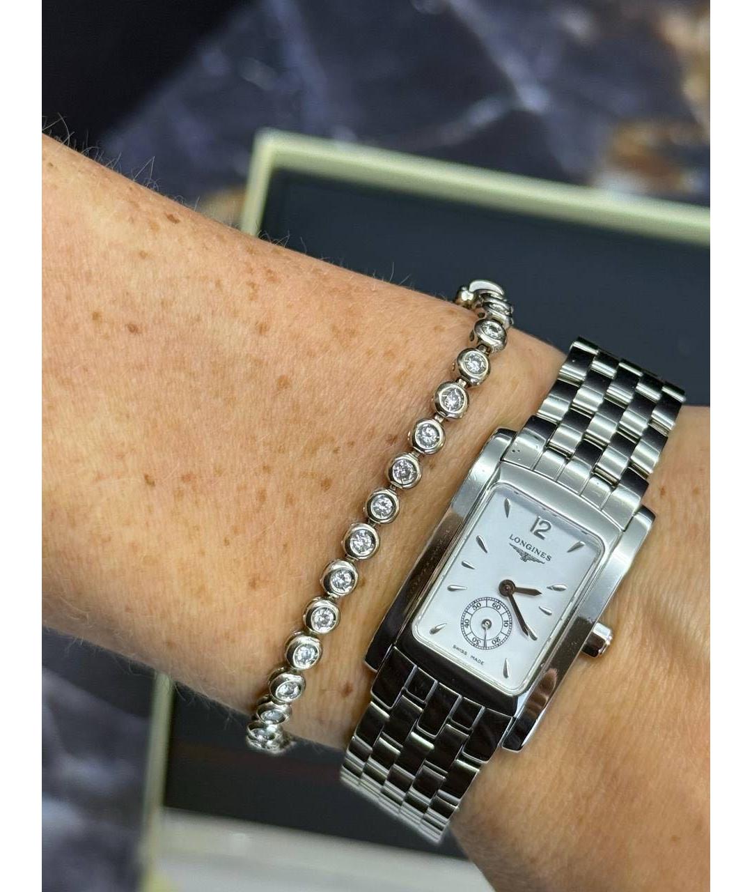 LONGINES Серебряные металлические часы, фото 7