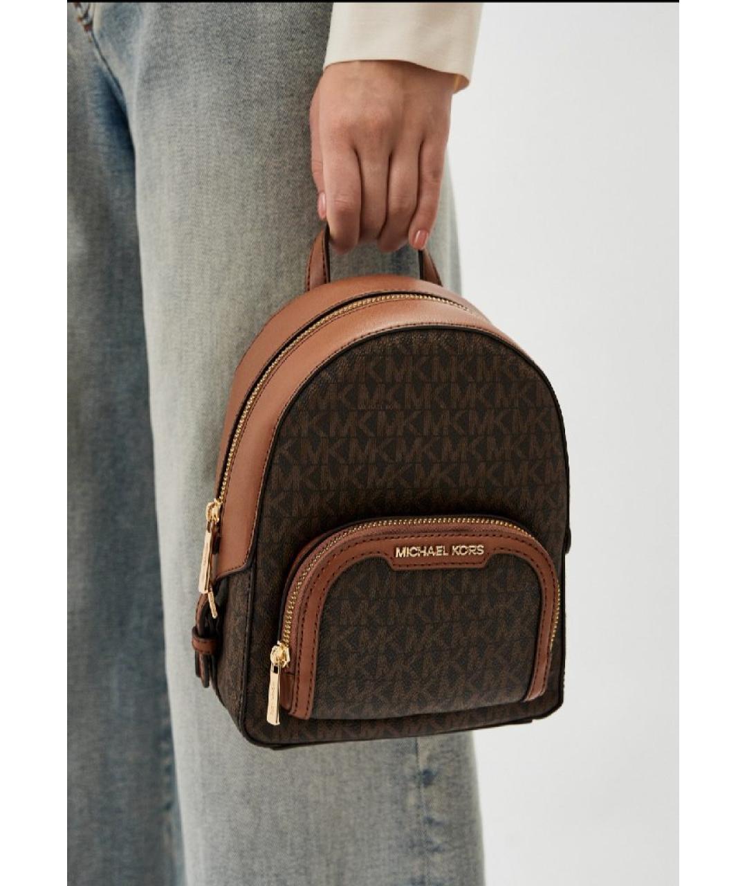 MICHAEL KORS Коричневый рюкзак, фото 6