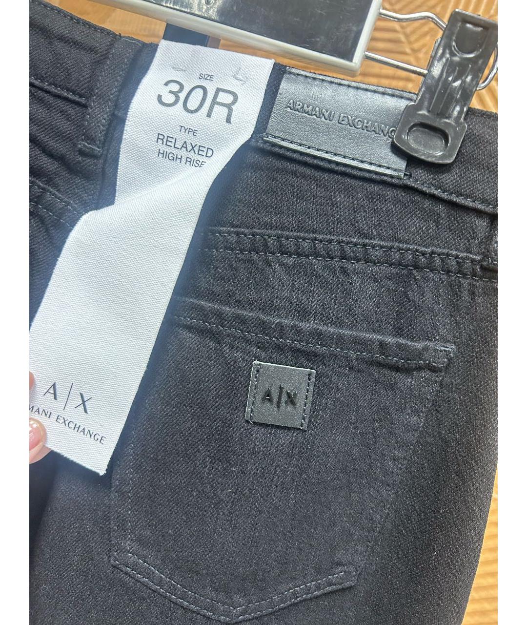 ARMANI EXCHANGE Черные джинсы клеш, фото 5