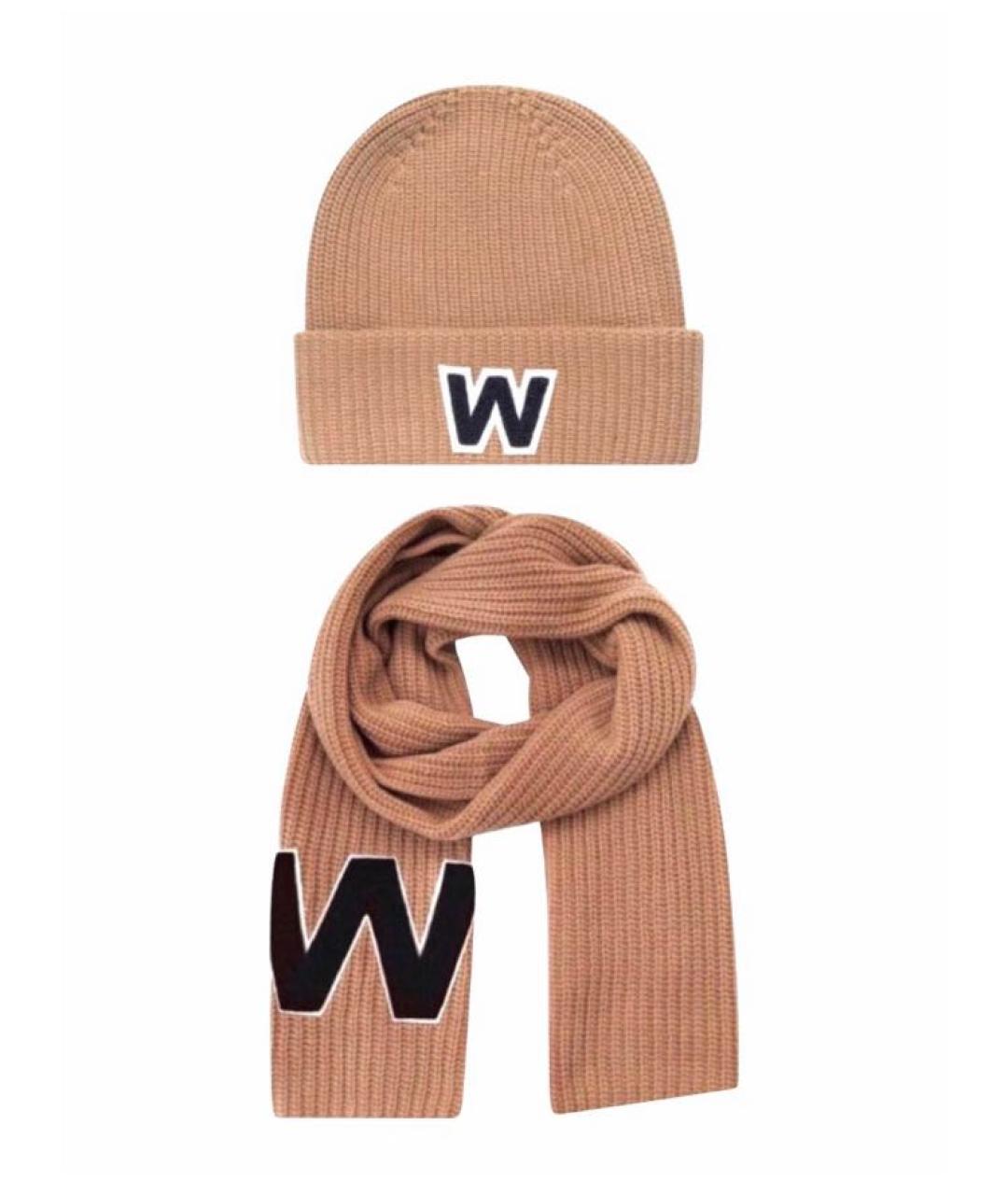 WEEKEND MAX MARA Бежевая шерстяная шапка, фото 9