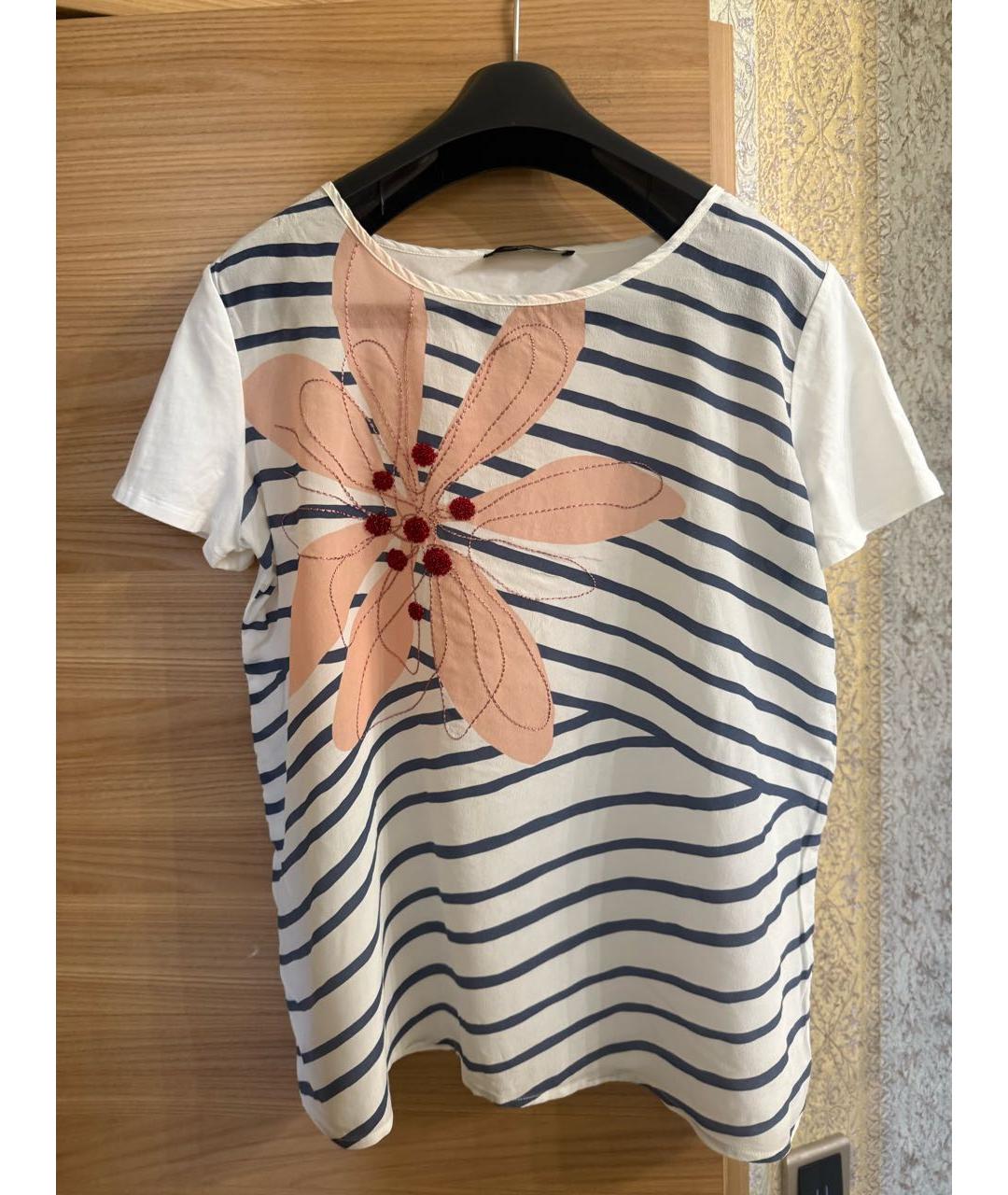 WEEKEND MAX MARA Мульти шелковая блузы, фото 5