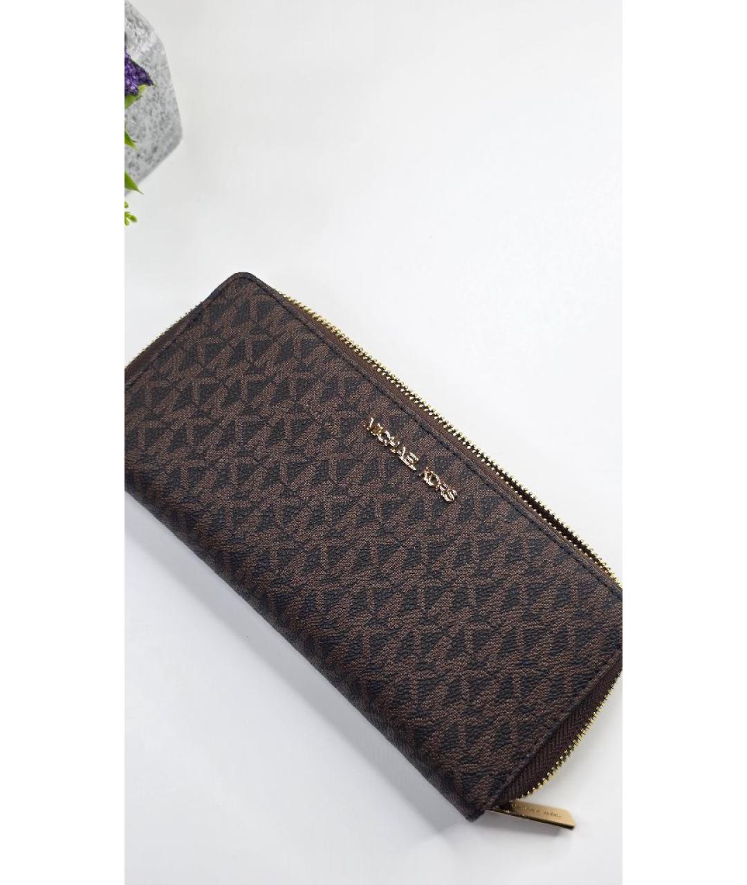 MICHAEL KORS Коричневый кошелек, фото 4