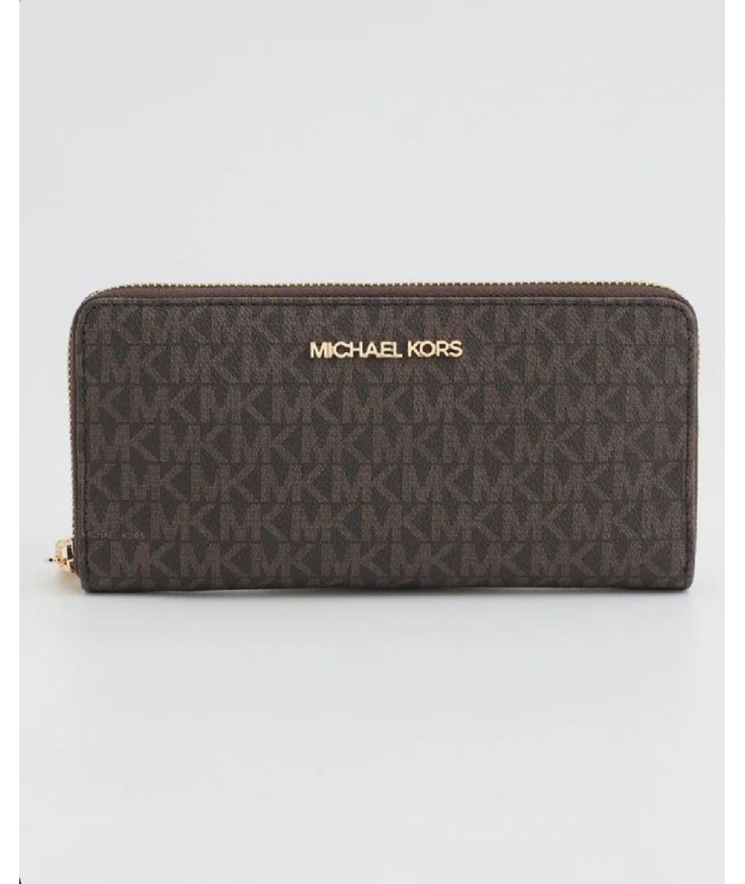 MICHAEL KORS Коричневый кошелек, фото 7