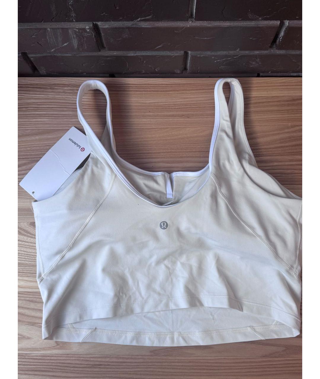 Lululemon Бежевая майка, фото 2