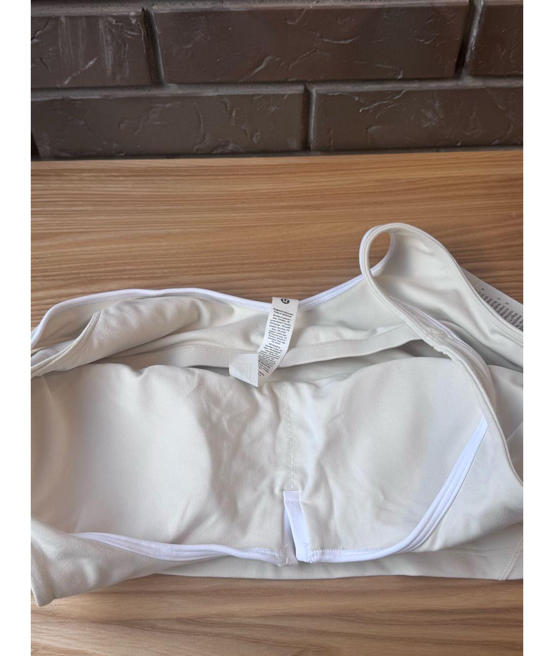 Lululemon Бежевая майка, фото 4