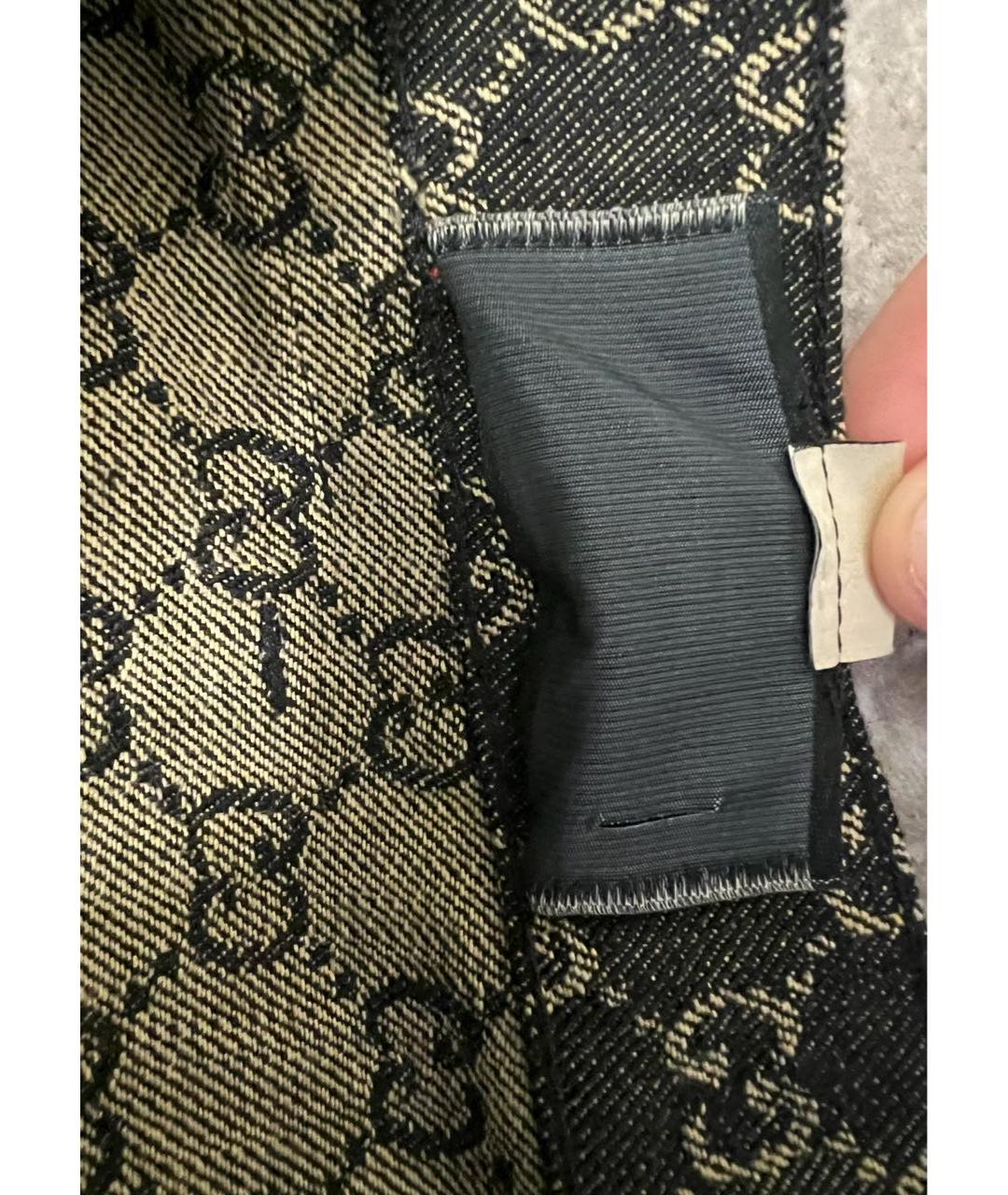 GUCCI Зеленые хлопковые джинсы, фото 4
