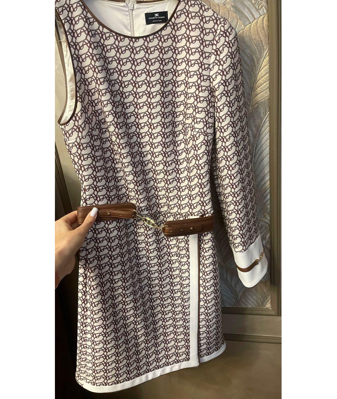 ELISABETTA FRANCHI Полиэстеровое повседневное платье, фото 5