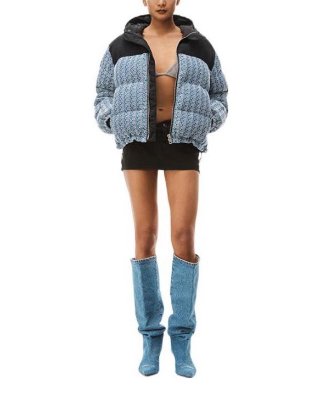 ALEXANDER WANG Темно-синий пуховик, фото 2