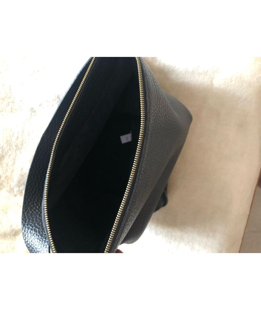 COCCINELLE Черная кожаная сумка через плечо, фото 4
