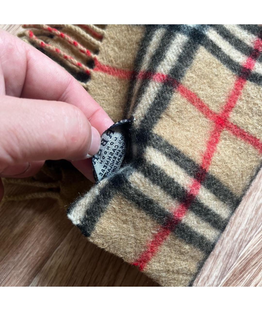 BURBERRY Мульти кашемировый шарф, фото 4