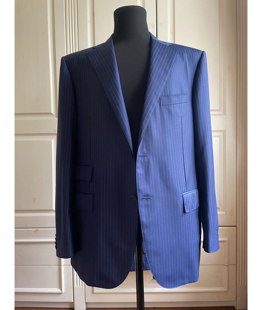 CORNELIANI Темно-синий классический костюм, фото 2