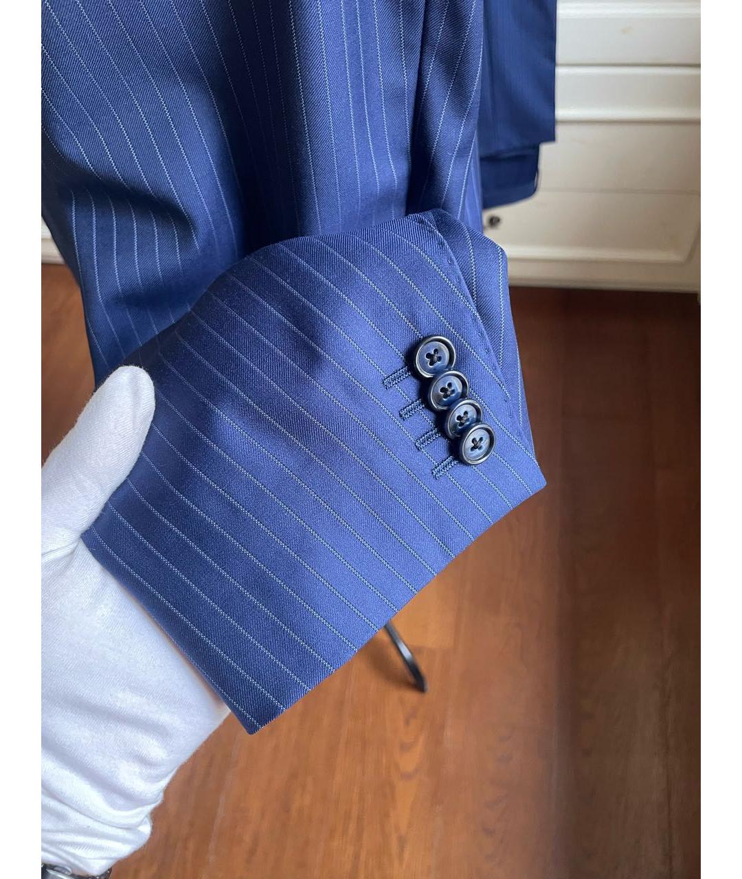 CORNELIANI Темно-синий классический костюм, фото 4