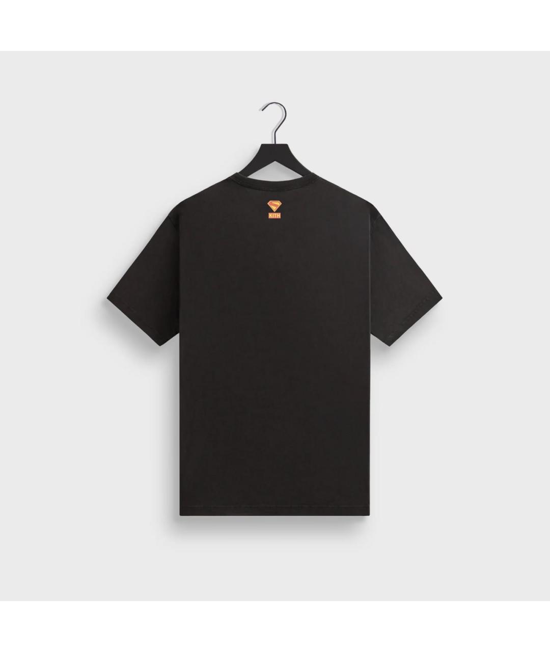 KITH Черная хлопковая футболка, фото 2