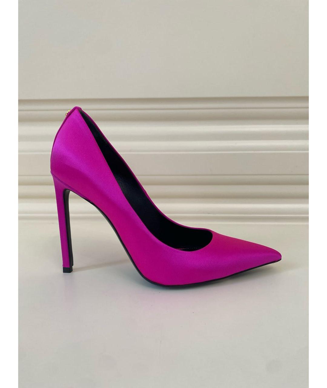 TOM FORD Фуксия текстильные туфли, фото 8