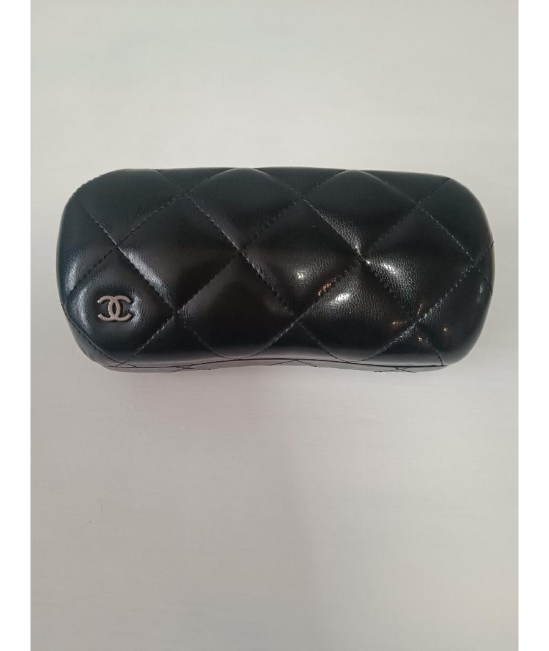 CHANEL Черные металлические солнцезащитные очки, фото 4