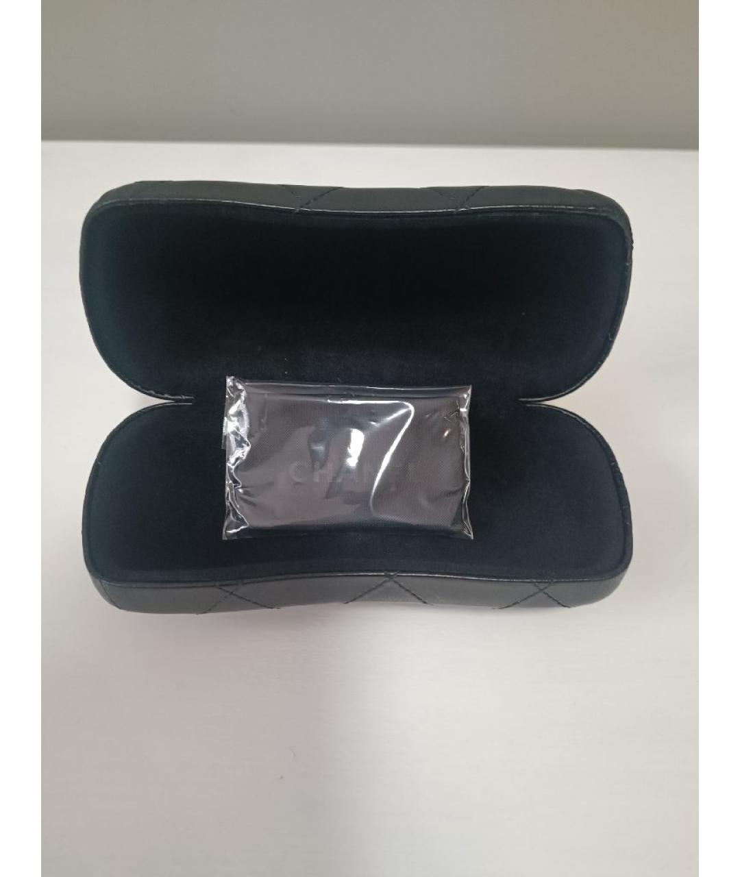 CHANEL Черные металлические солнцезащитные очки, фото 5