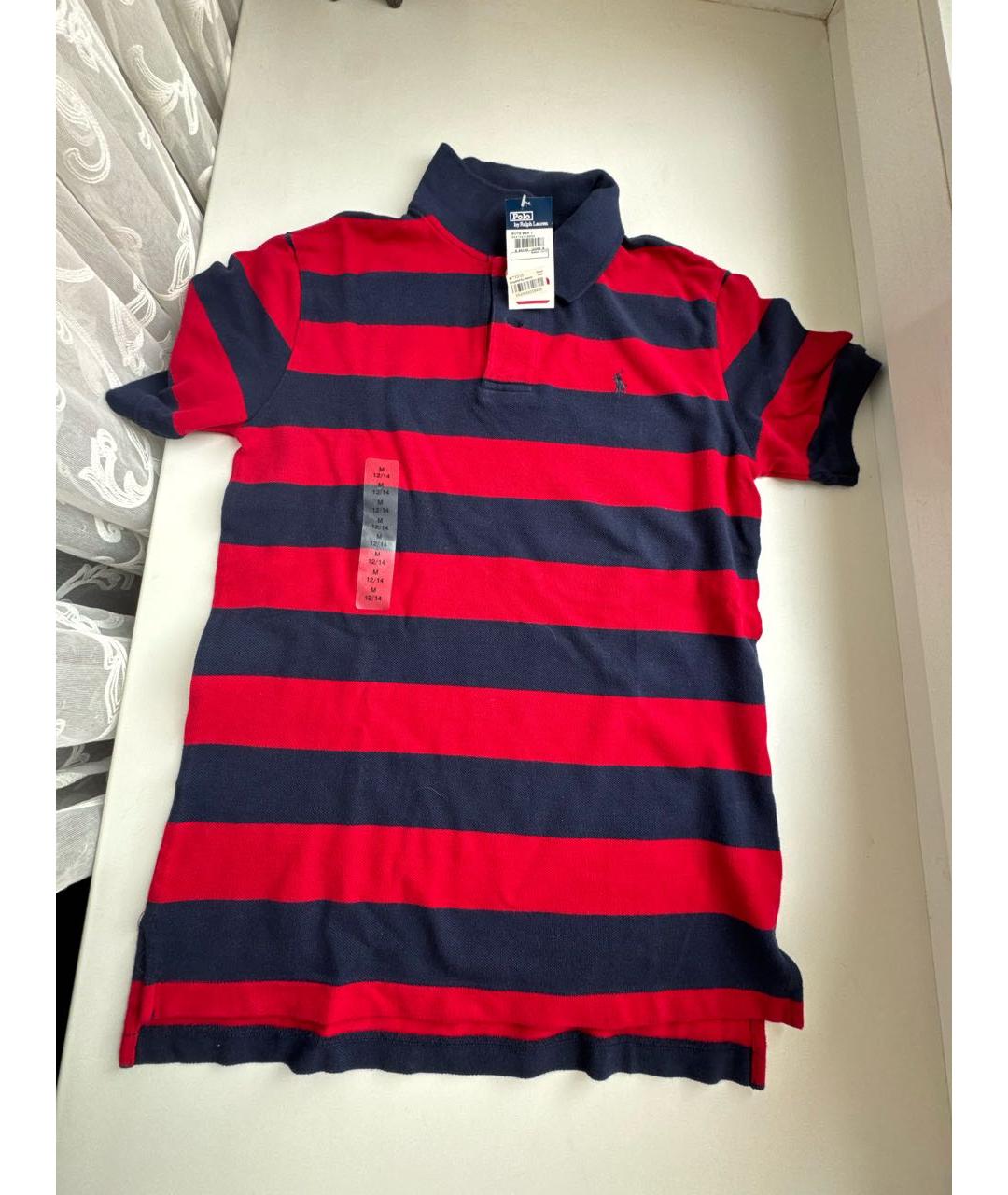 POLO RALPH LAUREN Мульти хлопковая детская футболка, фото 9